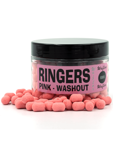 Ringers Chocolate Wafters Pink Washout 6mm RINGERS - 1