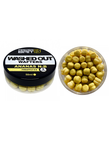 Wafters Feeder Bait Washed Out 9mm - Ananas N-B