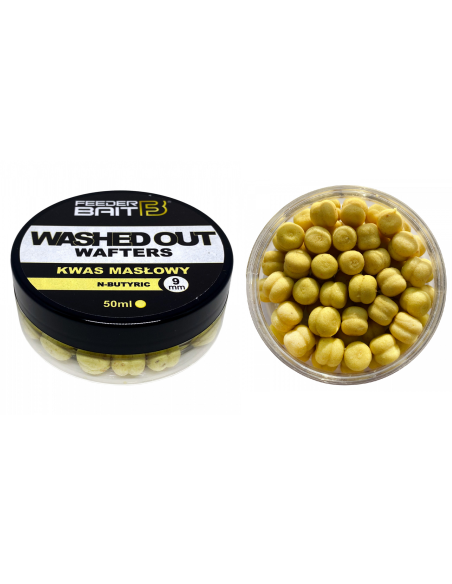 Wafters Feeder Bait Washed Out 9mm - Kwas Masłowy FEEDER BAIT - 1