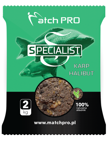 Zanęta MatchPro Specialist Karp Halibut 2kg