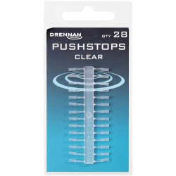 Stopery Drennan PushStop Clear 28szt  - 1