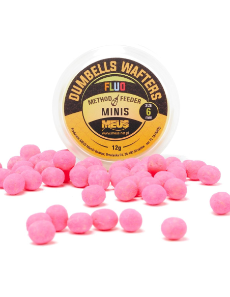 Wafters MEUS Fluo 6mm Truskawka Minis MEUS - 1