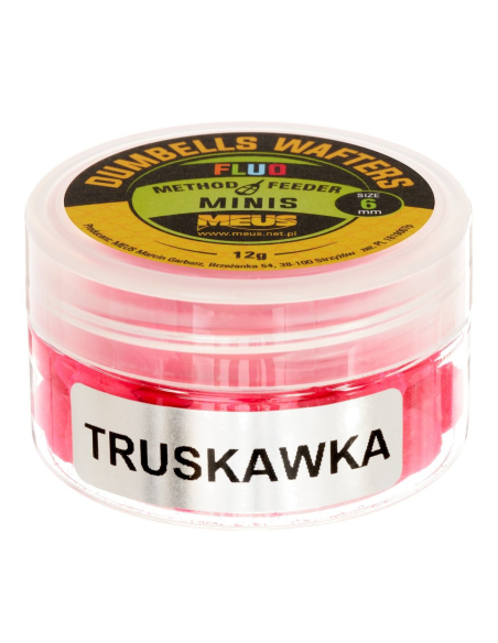 Wafters MEUS Fluo 6mm Truskawka Minis MEUS - 2