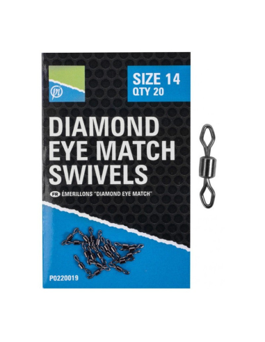 Krętliki Preston Diamond Eye Match Swivels 10