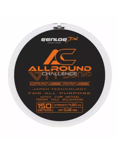 Żyłka Genlog Allround Orange 150m 0.25mm