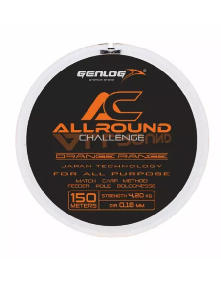 Żyłka Genlog Allround Orange 150m 0.22mm GENLOG - 1