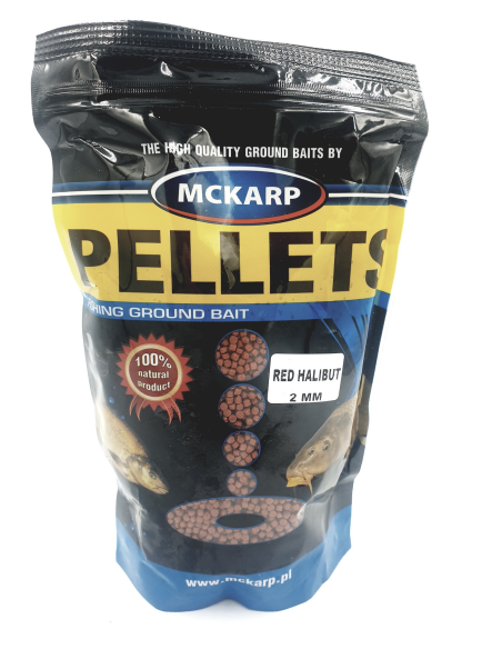 PELLET MCKARP RED HALIBUT 2mm 500g MCKARP - 1