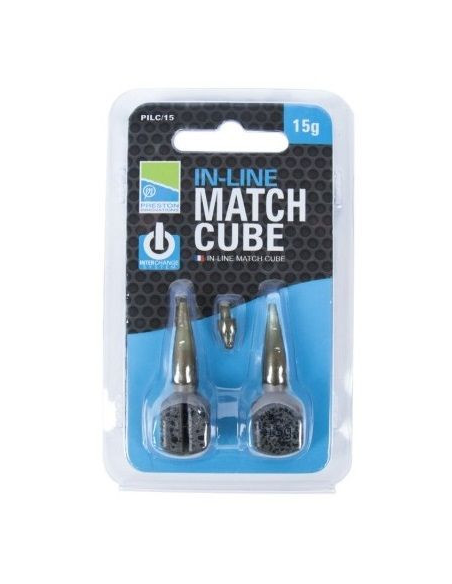 Ciężarki Preston In-Line Match Cube - 45g PRESTON - 1