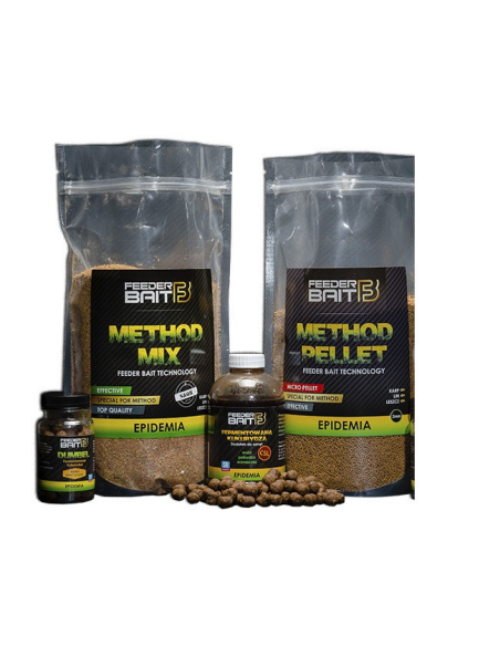 Zestaw Epidemia Feeder Bait Zanęta + Pellet+ Zalewa+ Dumbells FEEDER BAIT - 1