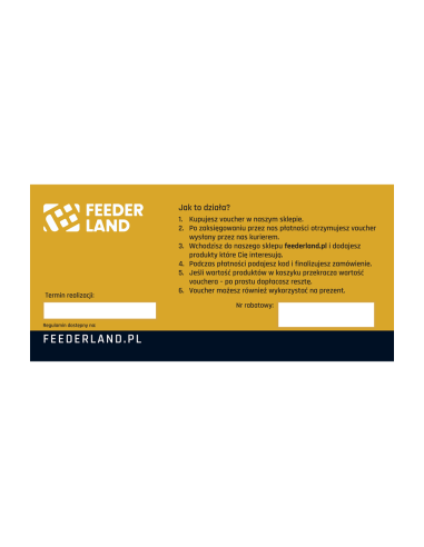 Karta Podarunkowa FEEDERLAND.PL 500zł FEEDERLAND - 2