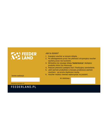 Karta Podarunkowa FEEDERLAND.PL 500zł FEEDERLAND - 2
