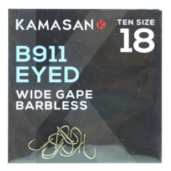 Haczyki Kamasan haczyki KAMASAN B911 Barbless Eyed KAMASAN - 1