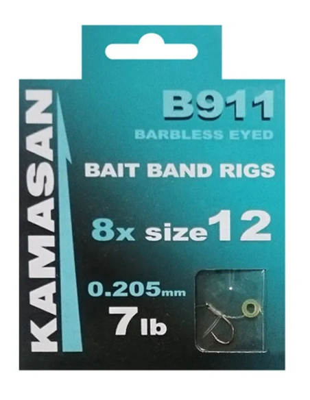 Przypony Kamasan B911 (z gumką) 30cm - rozmiar 12 KAMASAN - 1