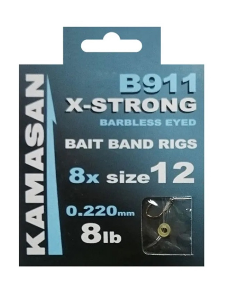 Przypony Kamasan B911 (z gumką) 30cm - rozmiar 10 KAMASAN - 1