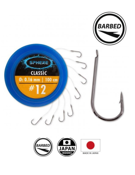 Haczyki Browning Sphere Classic czarny r.12/8szt  - 1