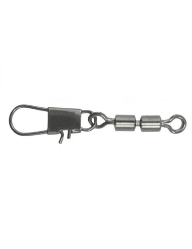 Podwójne krętliki z agrafką Daiwa N’ZON Double Swivel Snap – 12