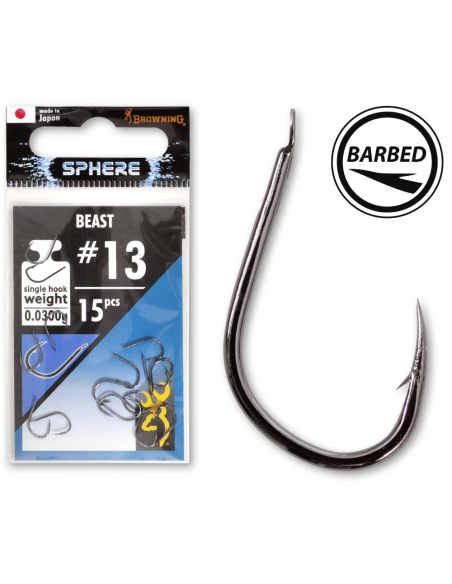 Haczyki Browning Sphere Beast - roz. 16 BROWNING - 1