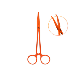 Szczypce zakrzywione Delphin Atak Reflex/13cm DELPHIN - 1