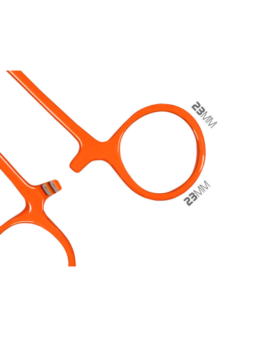 Szczypce zakrzywione Delphin Atak Reflex/13cm DELPHIN - 3