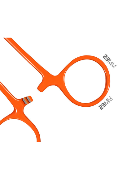 Szczypce zakrzywione Delphin Atak Reflex/13cm DELPHIN - 3