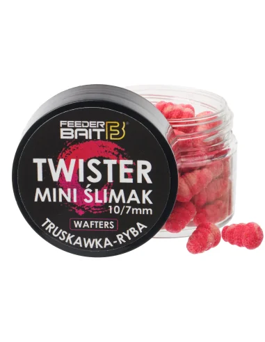 Feeder Bait Twister Mini Ślimak - Truskawka & Ryba