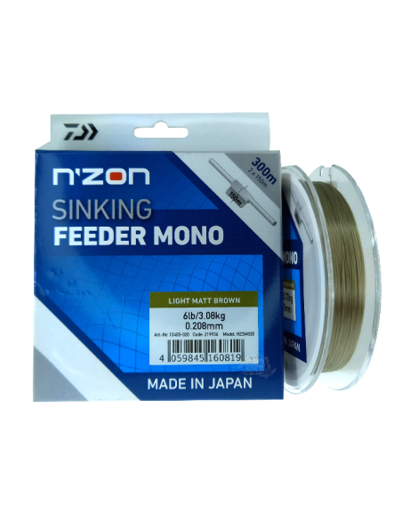 Żyłka Daiwa N'ZON Line Sinking Feeder Mono 300m 0.16mm DAIWA - 1