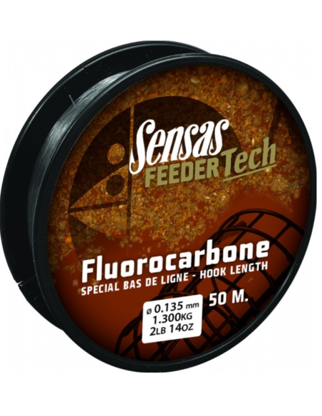 Fluorocarbon Sensas  Feeder Tech 50m/0.115mm SENSAS - 1