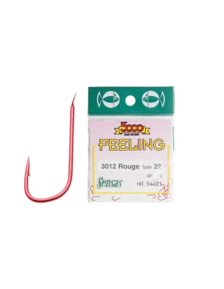Haczyki Sensas 3012 ROUGE n.16 SENSAS - 1