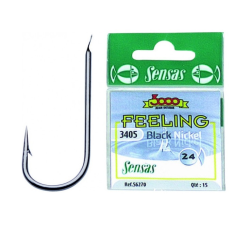 Haczyki Sensas 3405 BLACK NICKEL n.18 SENSAS - 1