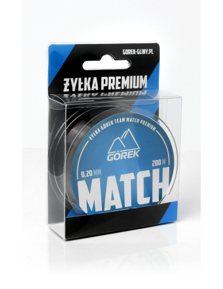 Żyłka GÓREK Match Premium 200m 0,20mm  - 1 Żyłka GÓREK Match Premium 200m 0,20mm  - 1