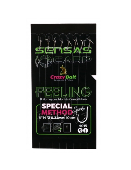 Przypony Sensas METHOD Bayonets  4015 14/0.22mm SENSAS - 1