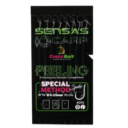 Przypony Sensas METHOD Bayonets  4015 16/0.22mm SENSAS - 1