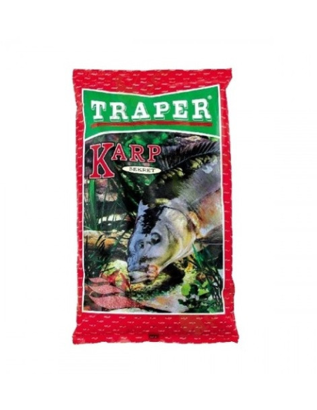 Zanęta Traper Secret Karp czerwony 1kg TRAPER - 1