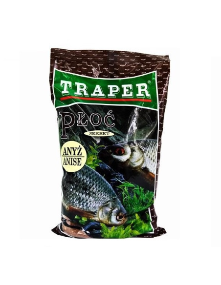 Zanęta Traper Sekret Płoć anyż 1kg TRAPER - 1