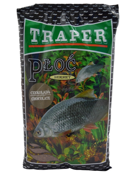 Zanęta Traper Sekret Płoć czekolada 1kg TRAPER - 1 Zanęta Traper Sekret Płoć czekolada 1kg TRAPER - 1