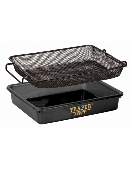 Kuweta TRAPER Medium BLACK Z Sitkiem 3mm TRAPER - 1