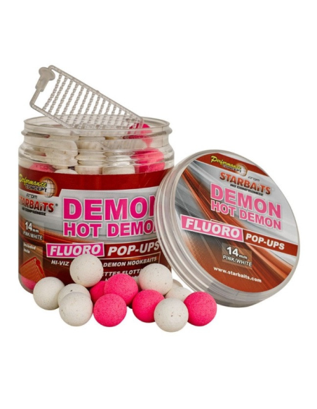 Kulki  STARBAITS FLUO HOT DEMON  Pop-Up 14mm 80 STARBAITS - 1