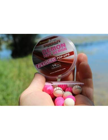 Kulki  STARBAITS FLUO HOT DEMON  Pop-Up 14mm 80 STARBAITS - 2