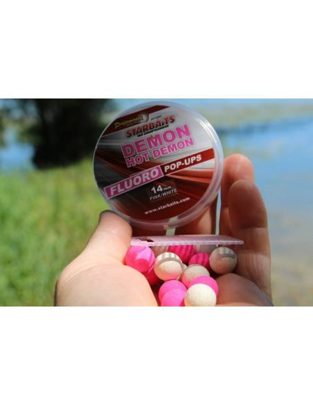 Kulki  STARBAITS FLUO HOT DEMON  Pop-Up 14mm 80 STARBAITS - 2