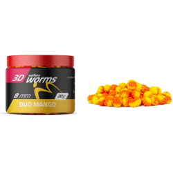 Wafters MATCHPRO Worms 3D Duo Mango 8mm 20g MatchPRO - 1