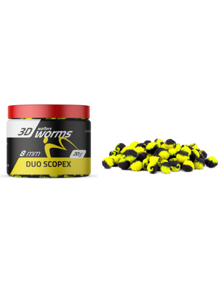 Wafters MATCHPRO Worms 3D Duo Scopex 8mm 20g MatchPRO - 1 Wafters MATCHPRO Worms 3D Duo Scopex 8mm 20g MatchPRO - 1