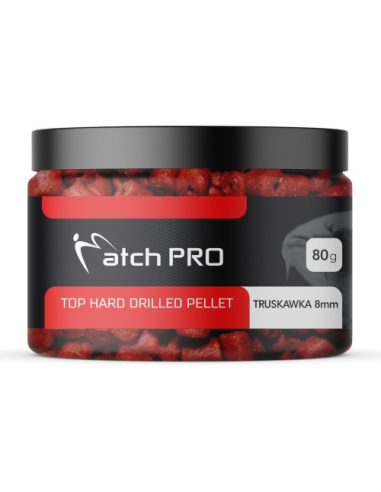 Pellet haczykowy MATCHPRO Truskawka  Hard 12mm