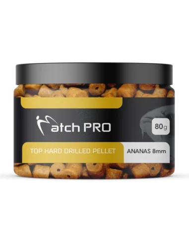 Pellet haczykowy MATCHPRO Ananas Hard Drilled 8mm
