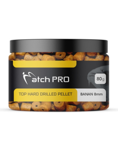 Pellet haczykowy MATCHPRO Banan Hard Drilled 8mm