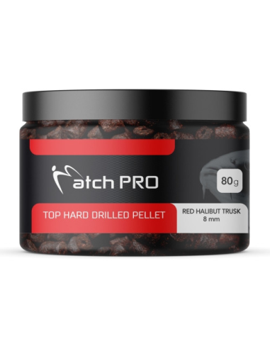 Pellet haczykowy MATCHPRO Red Halibut- Truskaw 8mm