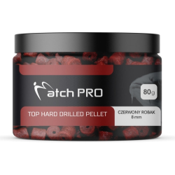 Pellet haczykowy MATCHPRO Czerwony Robak Hard 12mm MatchPRO - 1