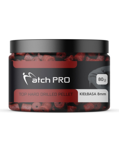 Pellet haczykowy MATCHPRO Kiełbasa HardDrilled 8mm MatchPRO - 1