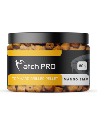 Pellet haczykowy MATCHPRO Mango Hard Drilled 8mm