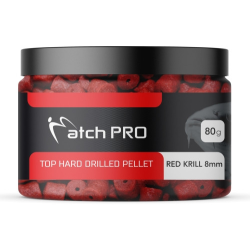 Pellet haczykowy MATCHPRO RedKrillHard Drilled 8mm MatchPRO - 1