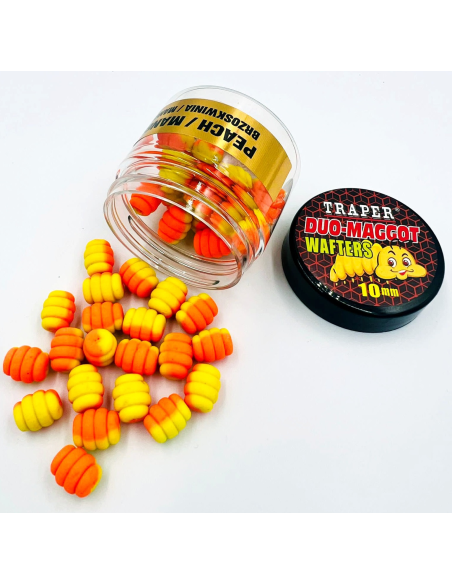 Wafters Traper Maggot DUO 10mm Brzoskwinia/Mango TRAPER - 1